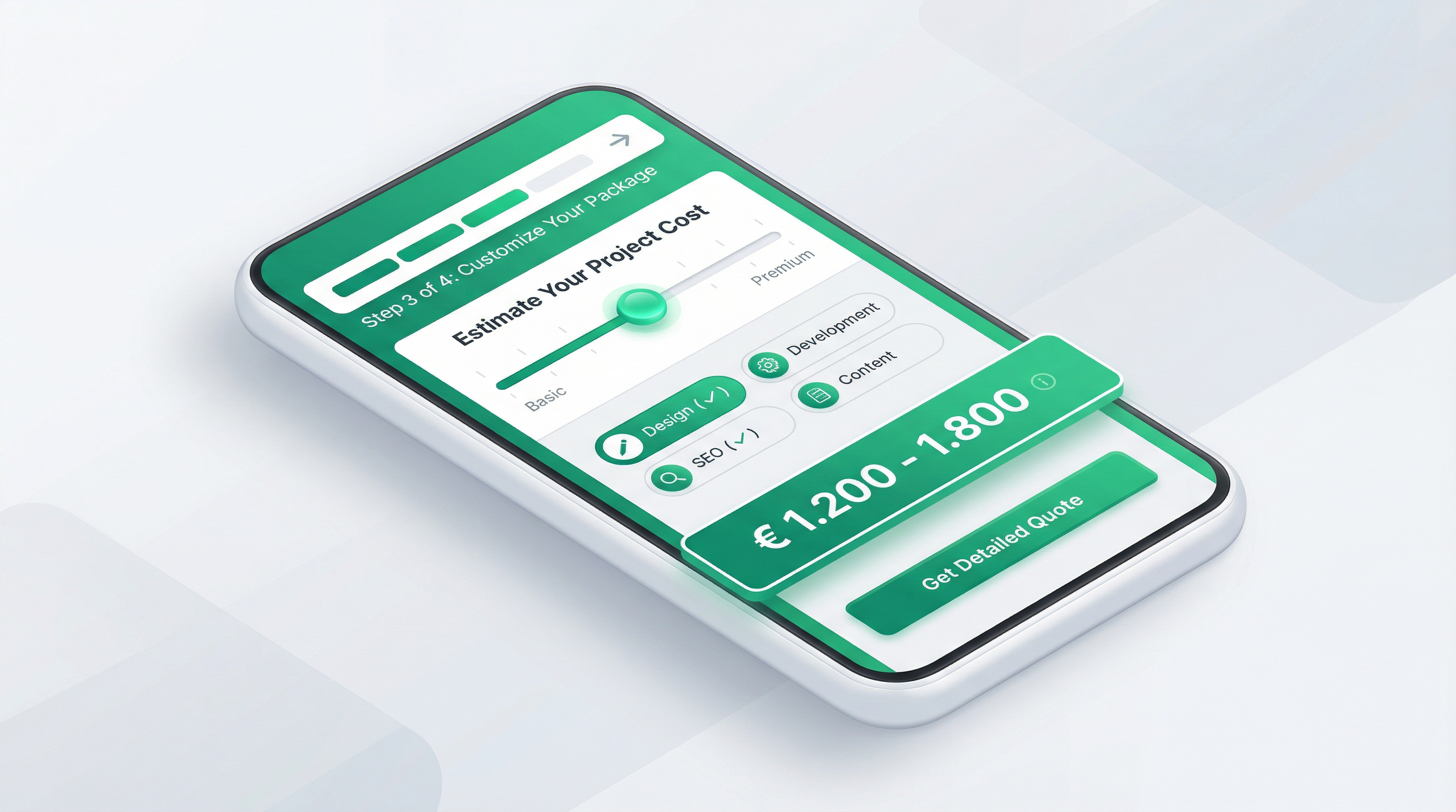 Interaktiver Preis-Rechner