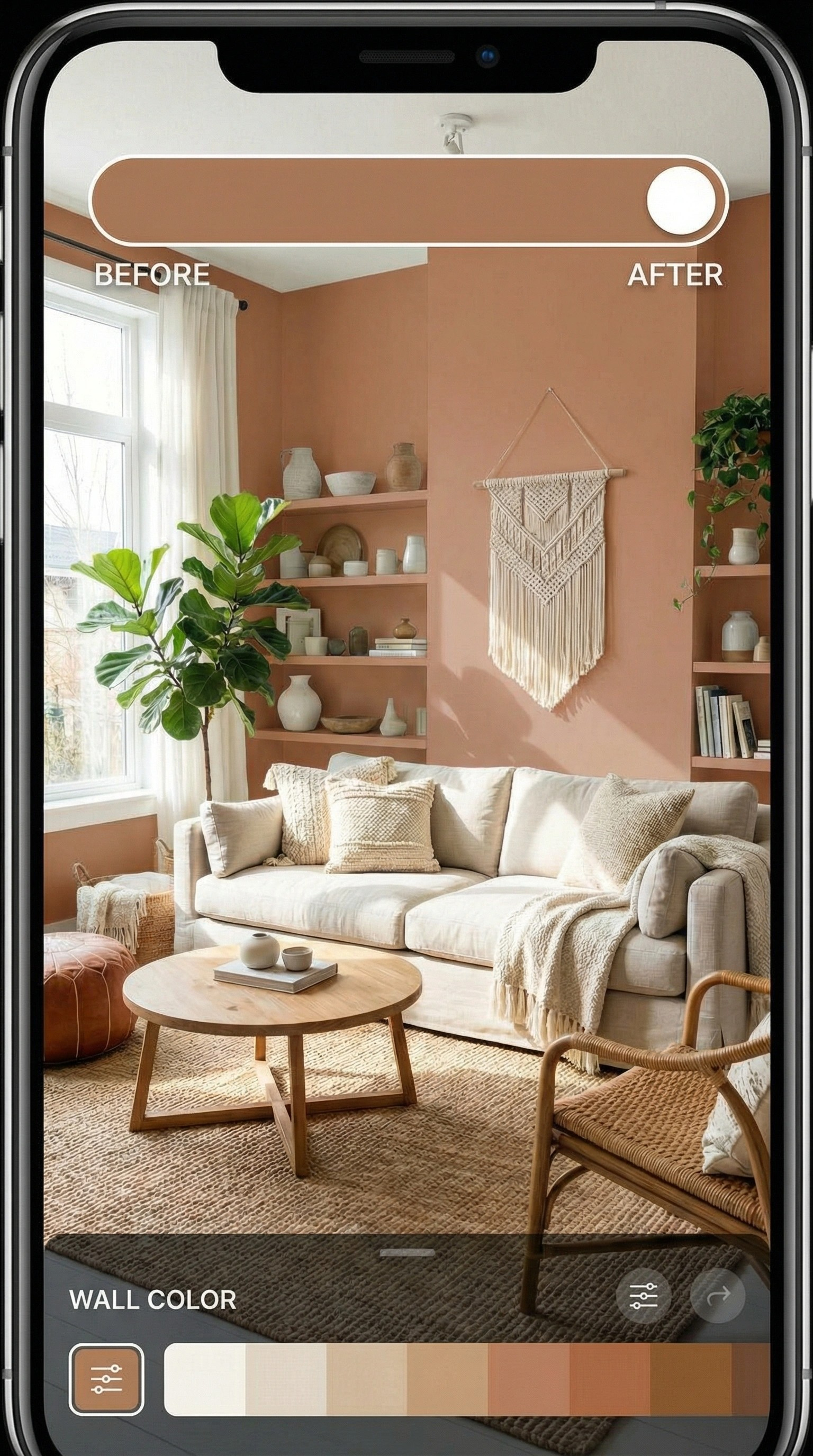 Raum nach der Visualisierung