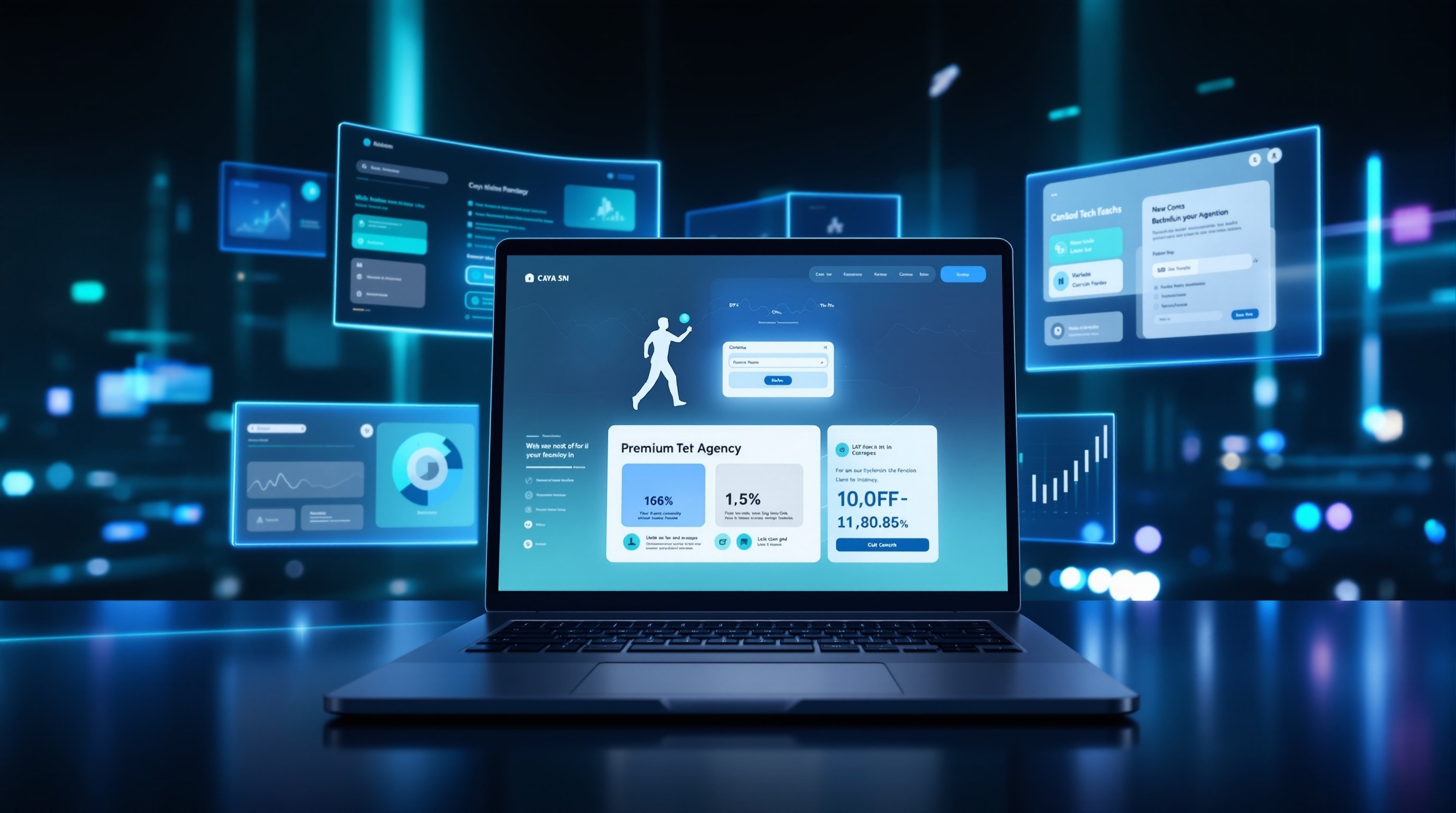 Website Refresh - Moderner Tech-Workspace mit optimierter Website
